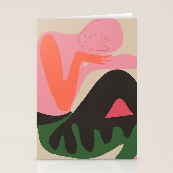 Abstract Art Figure 8 Stationery Card Gallery Image 1