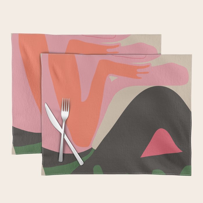 Abstract Art Figure 8 Placemat Gallery Image 1