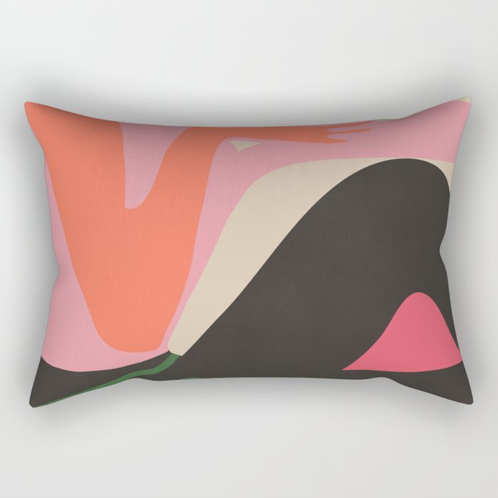Abstract Art Figure 8 Rectangular Pillow Gallery Image 2