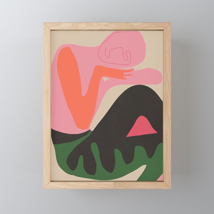 Abstract Art Figure 8 Mini Art Print Gallery Image 1