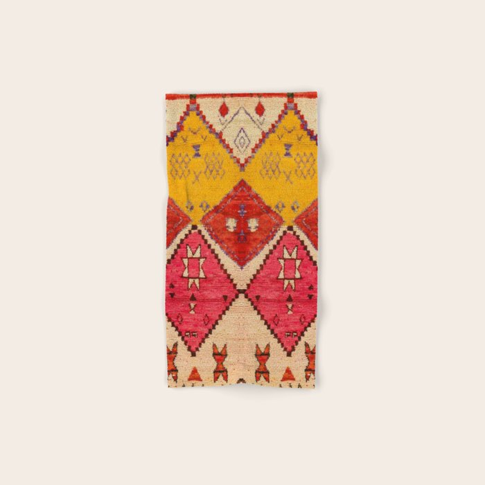 Heritage Moroccan Berber Carpet Design Bath Towel Gallery Image 1