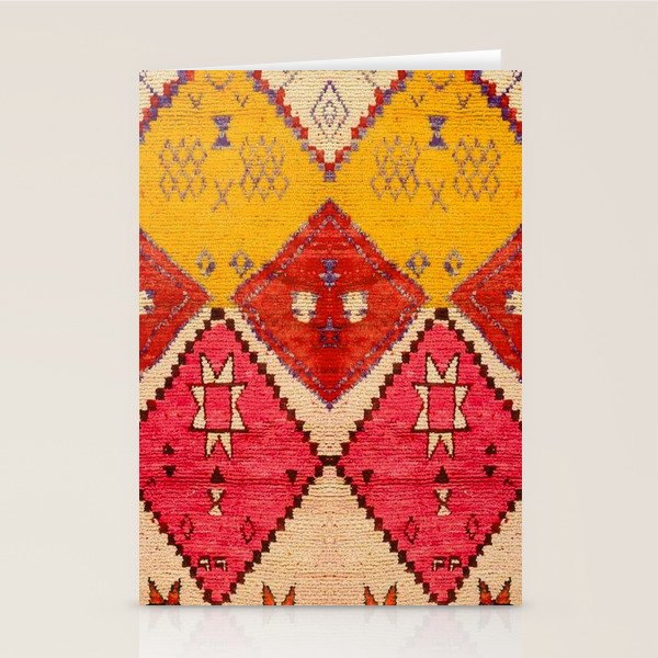 Heritage Moroccan Berber Carpet Design Stationery Card Gallery Image 2