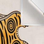 King Of The Jungle 01: Golden Tiger Edition Wall Tapestry Gallery Image 3