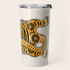 King Of The Jungle 01: Golden Tiger Edition Travel Mug Gallery Image 2