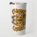 King Of The Jungle 01: Golden Tiger Edition Travel Mug Gallery Image 3