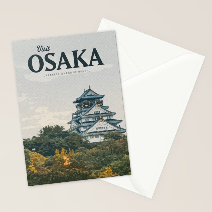 Visit Osaka Stationery Card Gallery Image 2