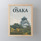 Visit Osaka Mini Art Print Gallery Image 1