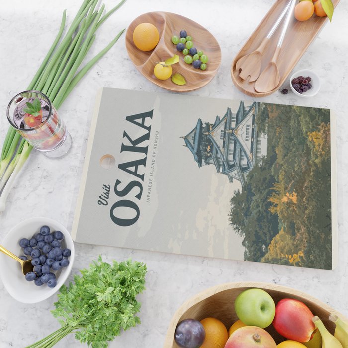 Visit Osaka Cutting Board Gallery Image 2