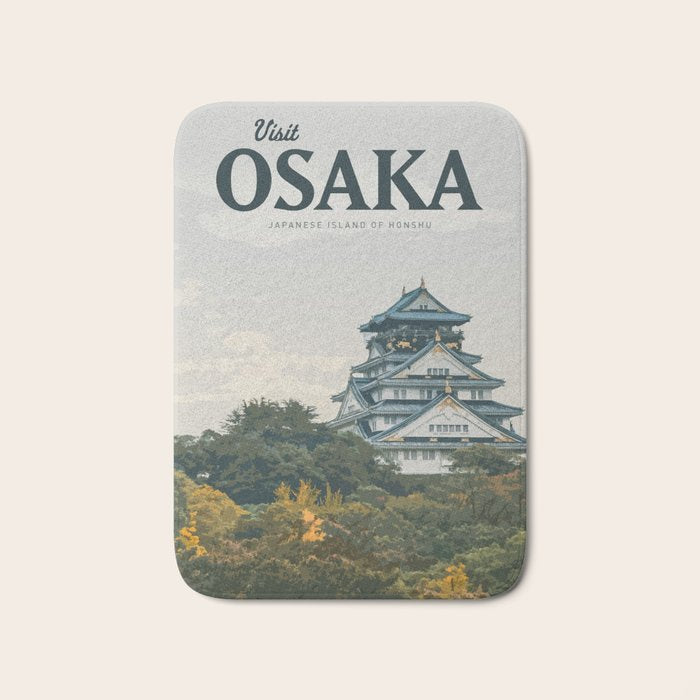 Visit Osaka Bath Mat Gallery Image 1