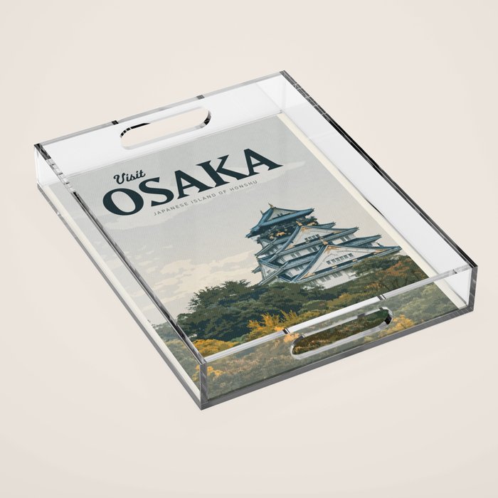 Visit Osaka Acrylic Tray Gallery Image 1