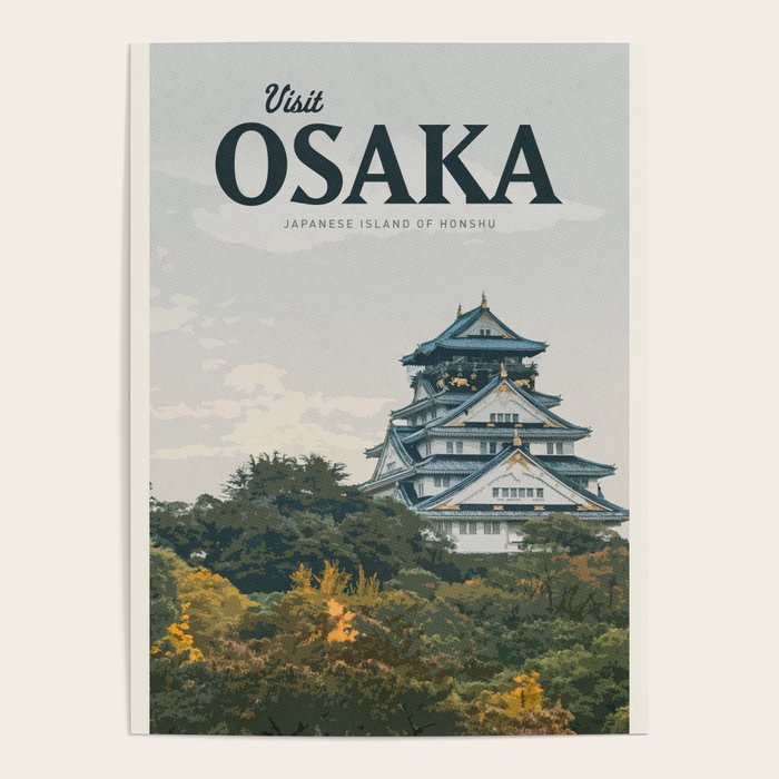 Visit Osaka Poster Gallery Image 1