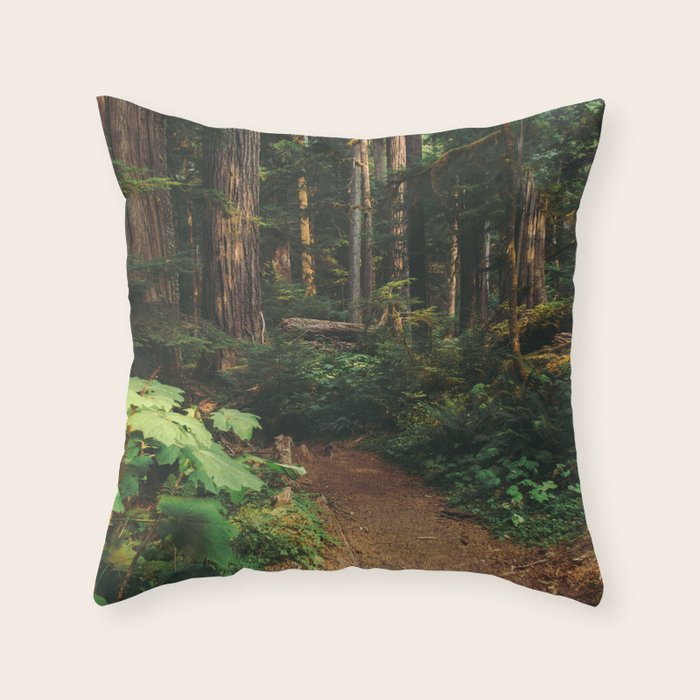 Woodland Landscape Throw Pillow Gallery Image 6