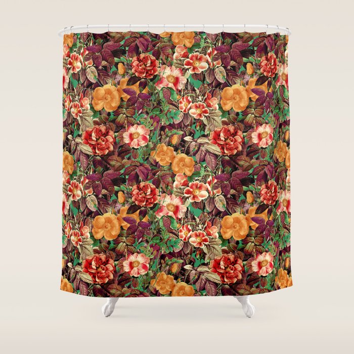 Vintage Exotic Forest Shower Curtain Gallery Image 1