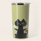 Ray gun cat Travel Mug Gallery Image 1