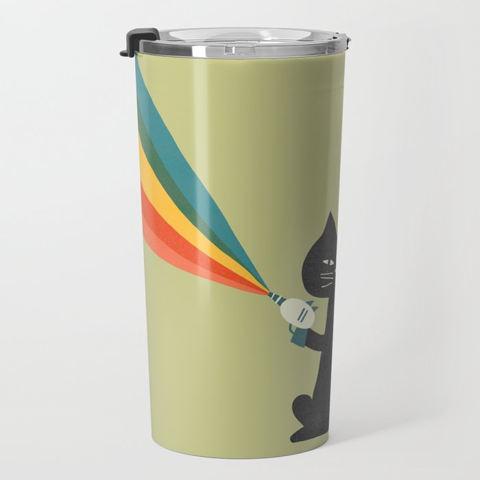 Ray gun cat Travel Mug Gallery Image 3