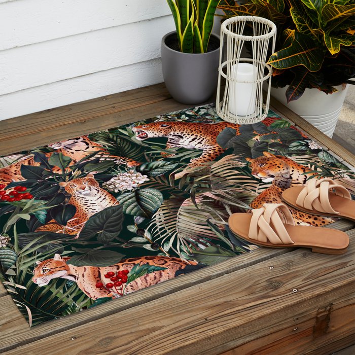Dangers in the Forest XIII Outdoor Rug Gallery Image 2