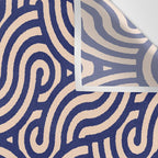 SWIRL Lapis and Almond Wall Tapestry Gallery Image 3