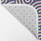 SWIRL Lapis and Almond Bath Mat Gallery Image 2