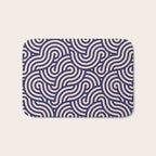 SWIRL Lapis and Almond Bath Mat Gallery Image 1