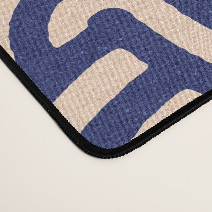 SWIRL Lapis and Almond Desk Mat Gallery Image 4