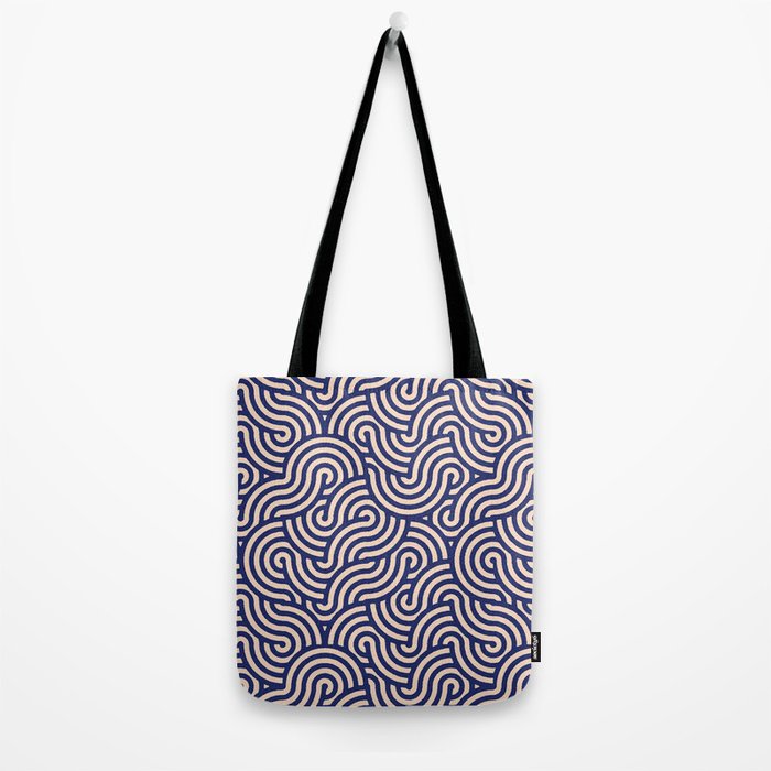 SWIRL Lapis and Almond Tote Bag Gallery Image 2