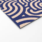 SWIRL Lapis and Almond Welcome Mat Gallery Image 2