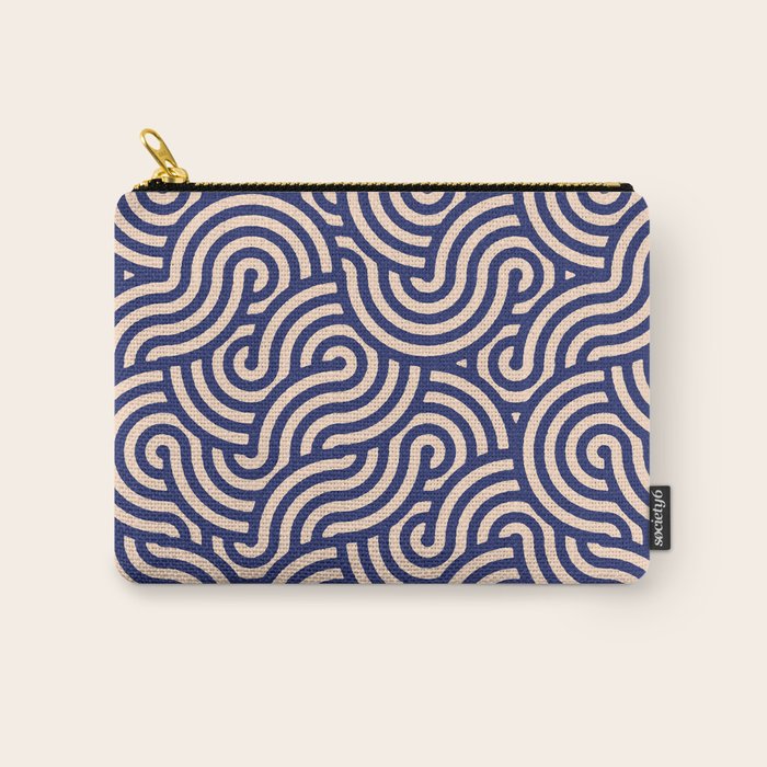 SWIRL Lapis and Almond Carry All Pouch Gallery Image 1