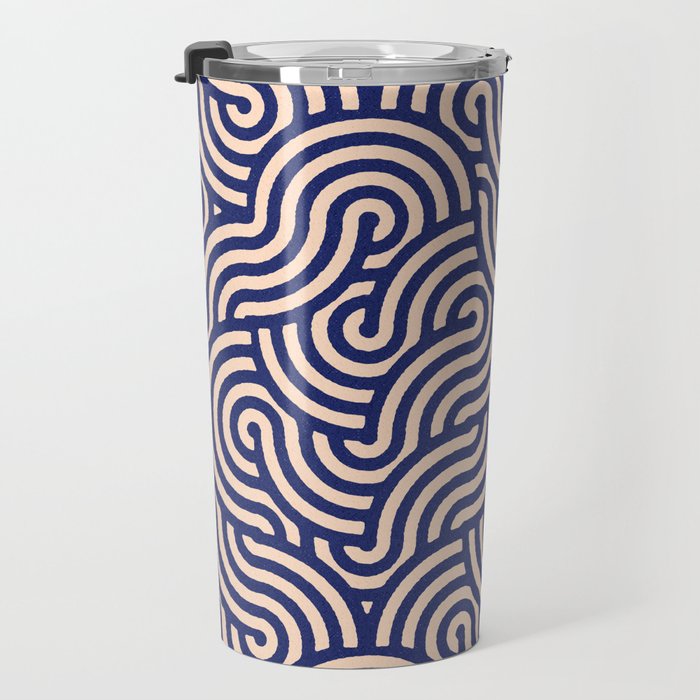 SWIRL Lapis and Almond Travel Mug Gallery Image 3