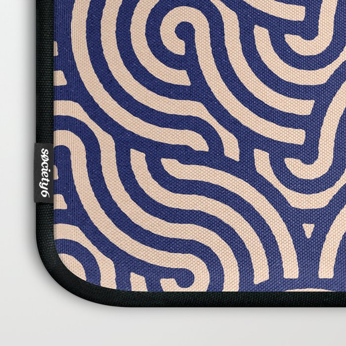 SWIRL Lapis and Almond Laptop Sleeve Gallery Image 3