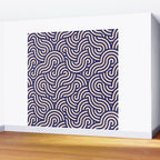 SWIRL Lapis and Almond Wall Mural Gallery Image 2