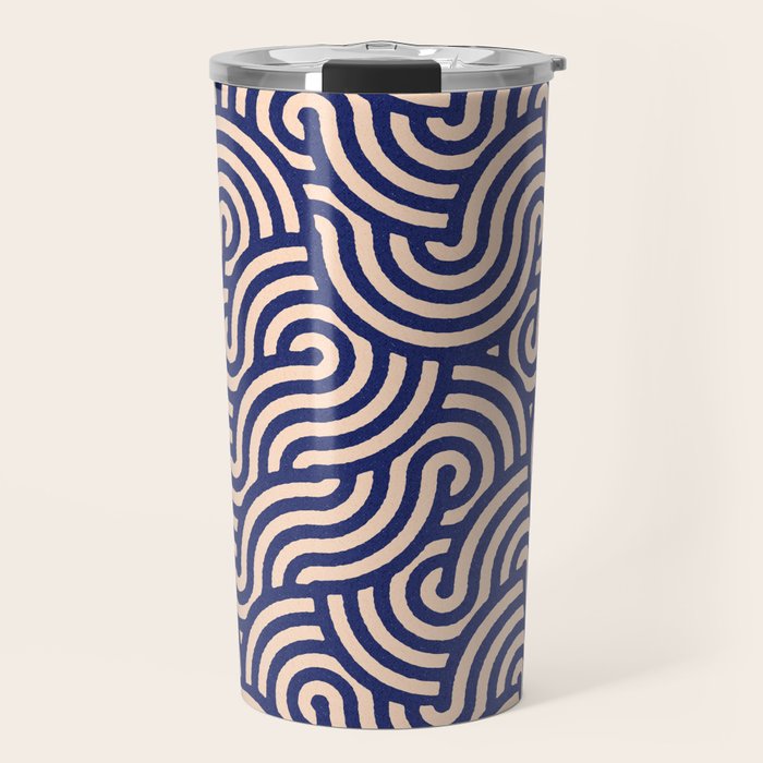 SWIRL Lapis and Almond Travel Mug Gallery Image 1