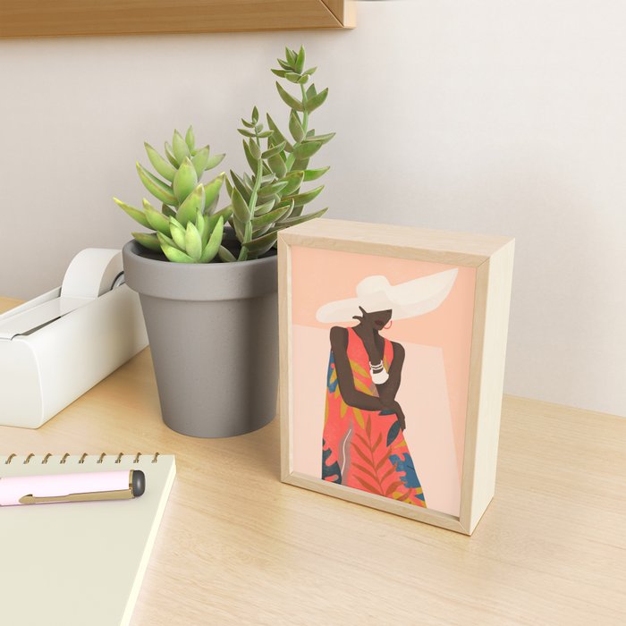 Tropical Girl 19 Mini Art Print Gallery Image 2