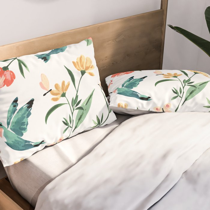 Hummingbirds Pillow Sham Gallery Image 2