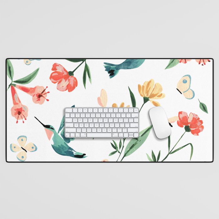 Hummingbirds Desk Mat Gallery Image 1
