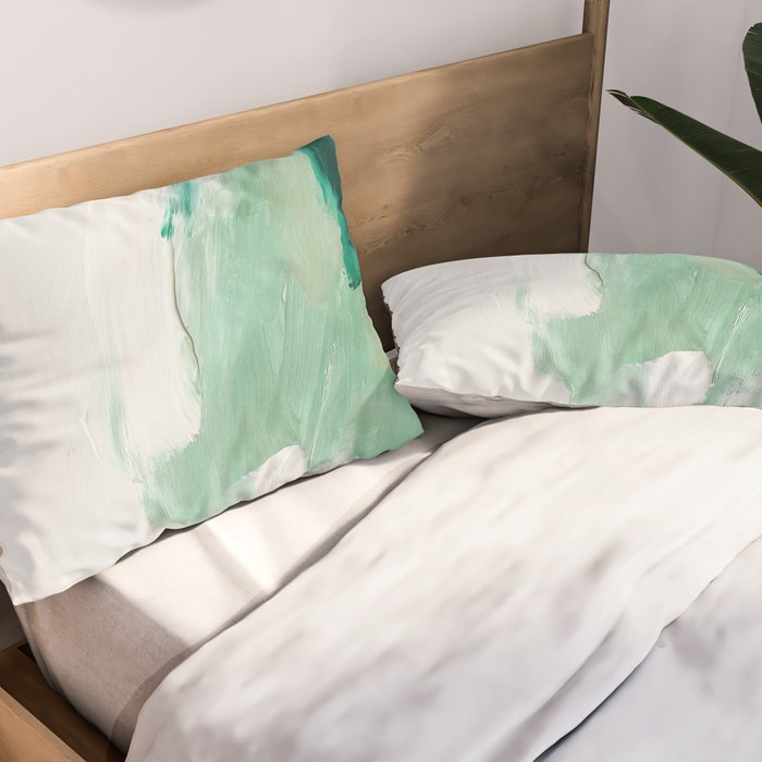 Abstract Oil Painting No. 44 Pillow Sham Gallery Image 2