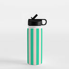 minted stripe  Water Bottle Gallery Image 1
