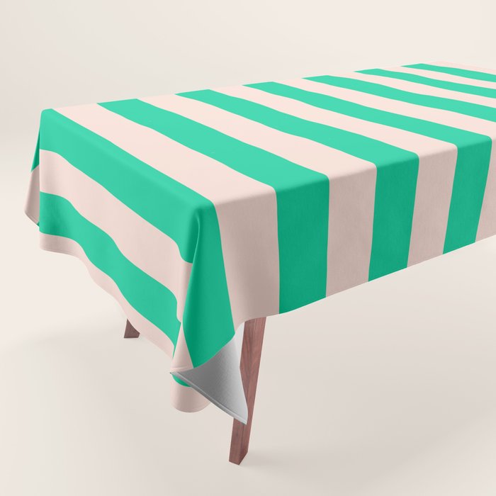 minted stripe  Tablecloth Gallery Image 1