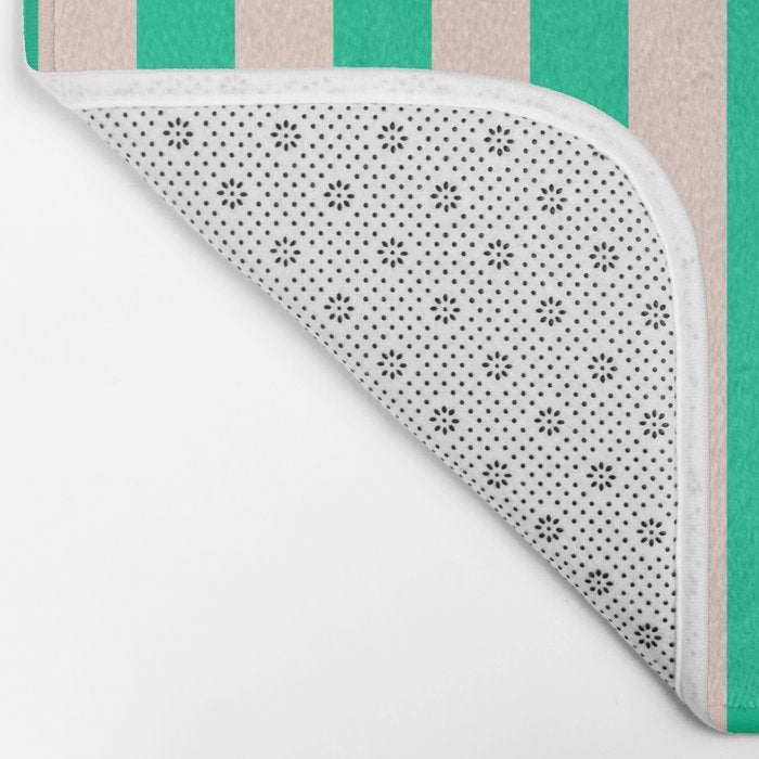 minted stripe  Bath Mat Gallery Image 2