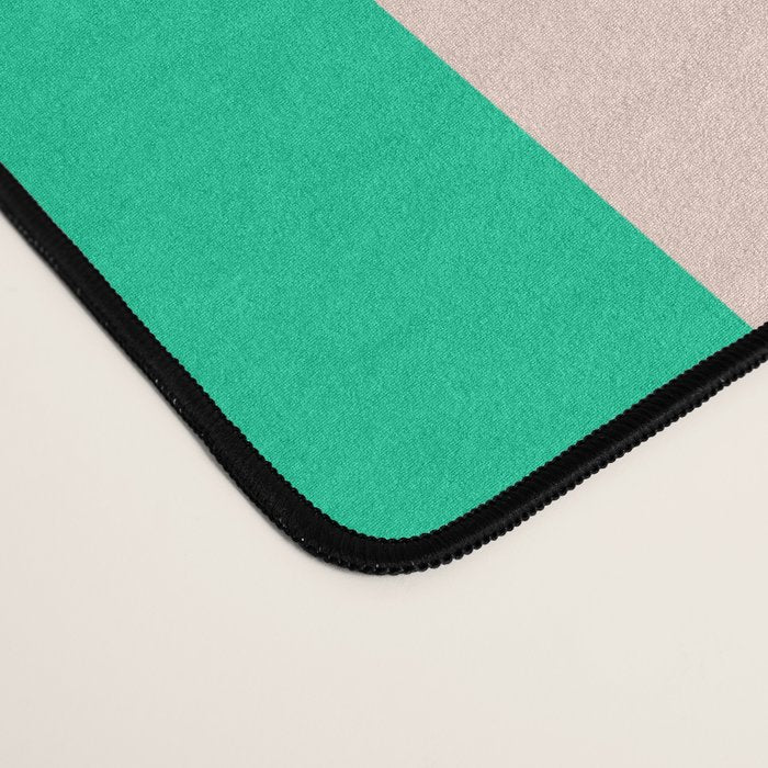 minted stripe  Desk Mat Gallery Image 4