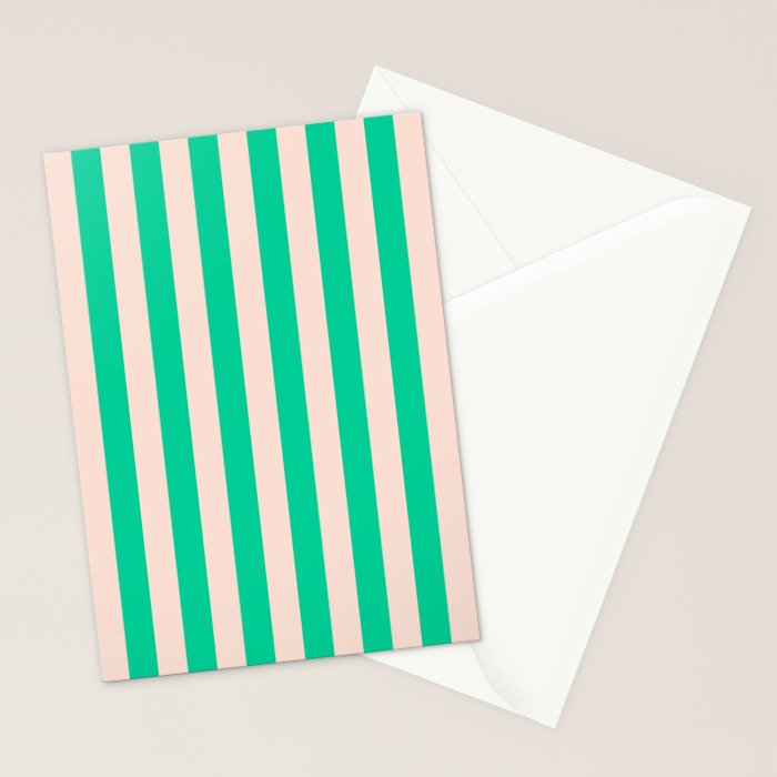 minted stripe  Stationery Card Gallery Image 2