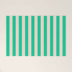 minted stripe  Welcome Mat Gallery Image 1