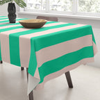 minted stripe  Tablecloth Gallery Image 3