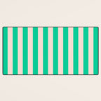 minted stripe  Desk Mat Gallery Image 3