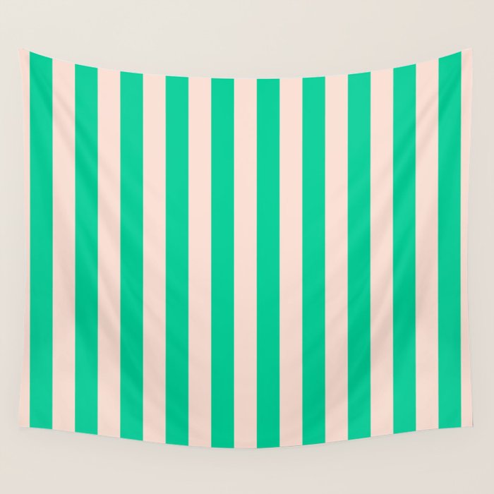 minted stripe  Wall Tapestry Gallery Image 4