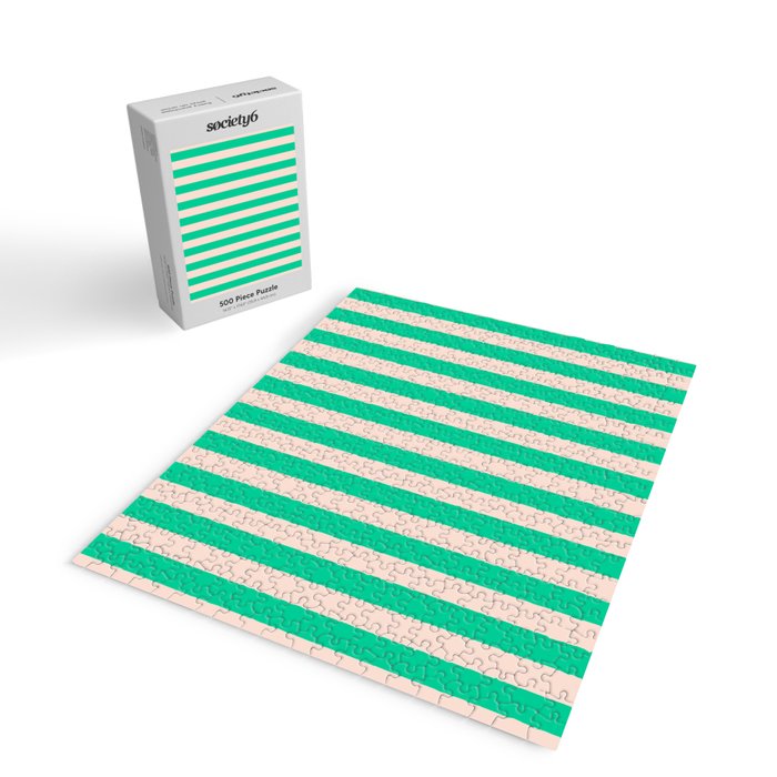 minted stripe  Jigsaw Puzzle Gallery Image 2