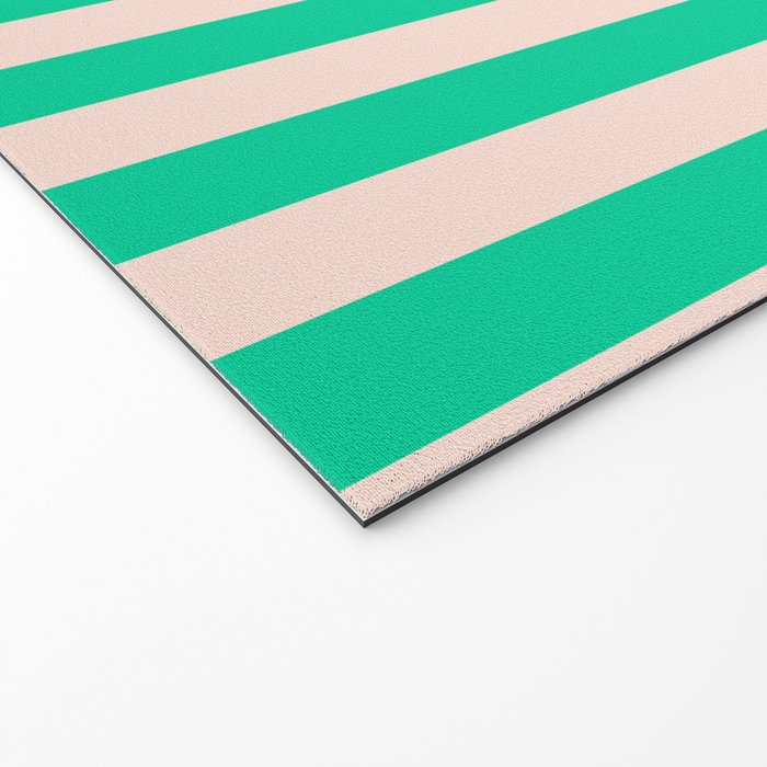 minted stripe  Welcome Mat Gallery Image 2