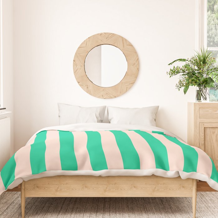 minted stripe  Duvet Cover Gallery Image 3