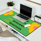 daily affirmations - self care motivational intentions Desk Mat Gallery Image 2