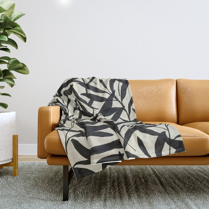 Organic Pattern #8 Throw Blanket Gallery Image 1