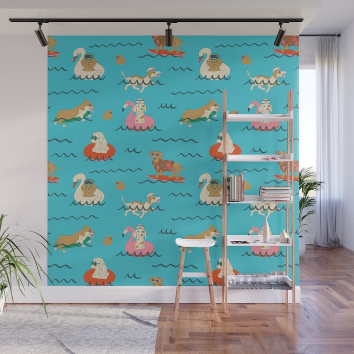 Dog Days of Summer Wall Mural Gallery Image 1